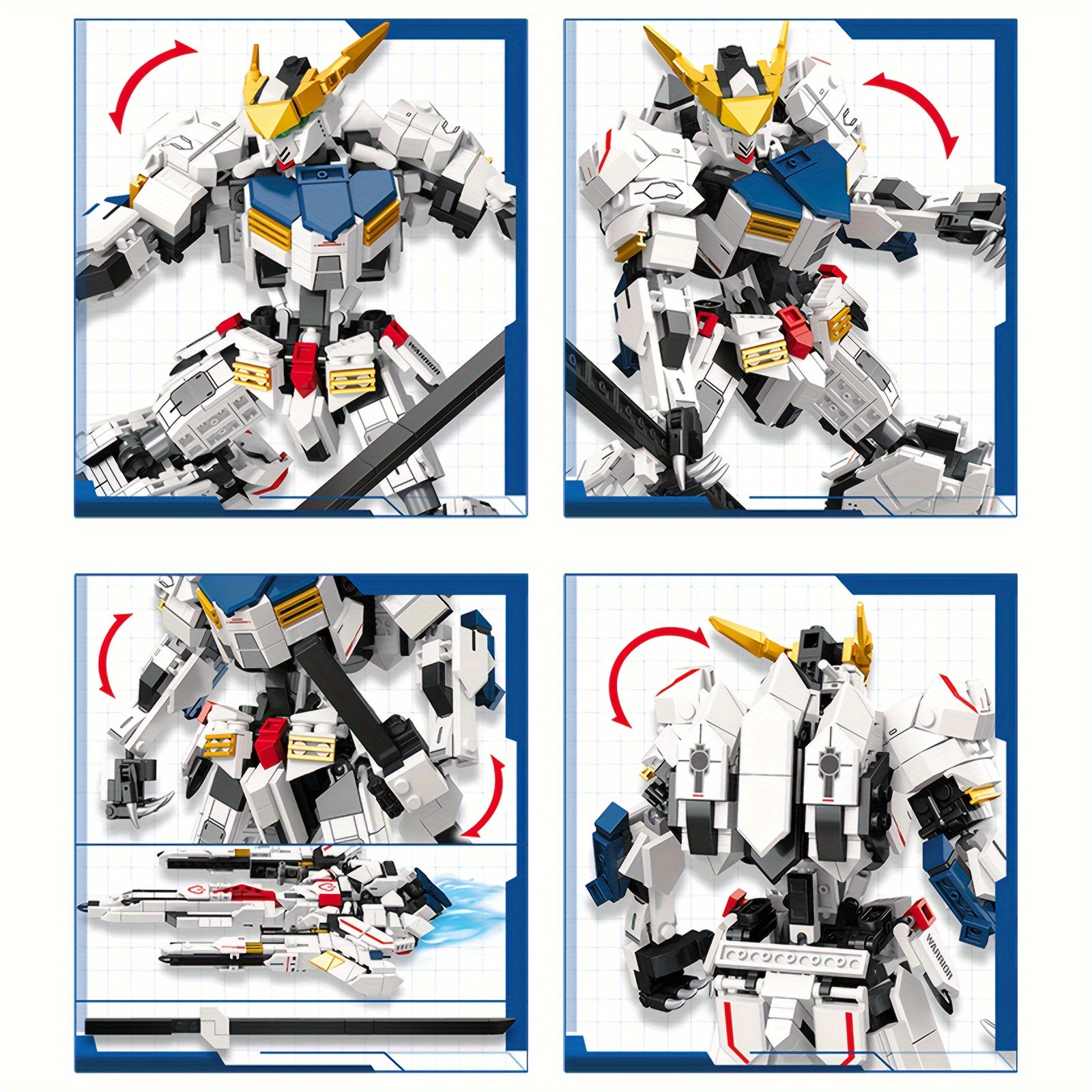 Transforming Mecha Building Blocks Set