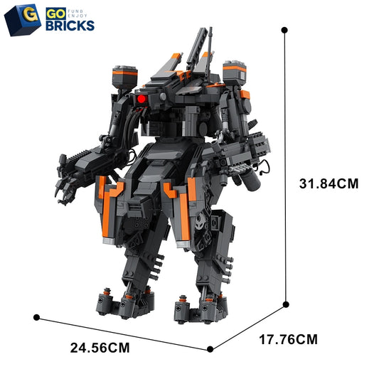 Gobricks District 9 Prawn Robot Figure Model - Build Your Own!