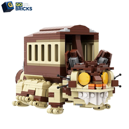 Gobricks MOC Totoro's Catbus Building Blocks