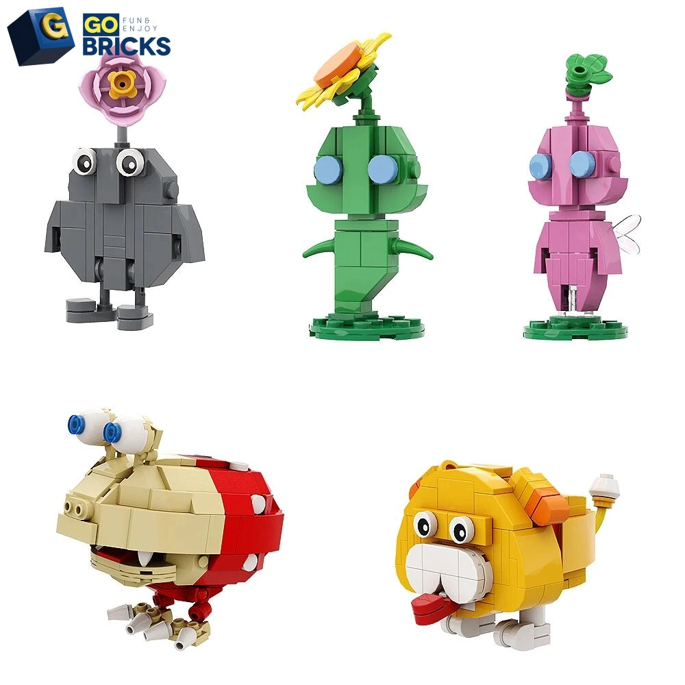 Gobricks Anime Pikmined Building Blocks Characters