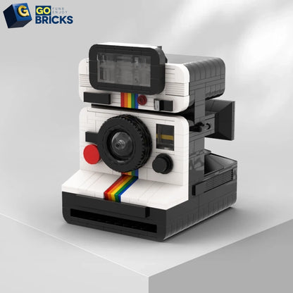 Gobricks MOC Polaroid Land Camera & Polaroid SX-70 Building Blocks