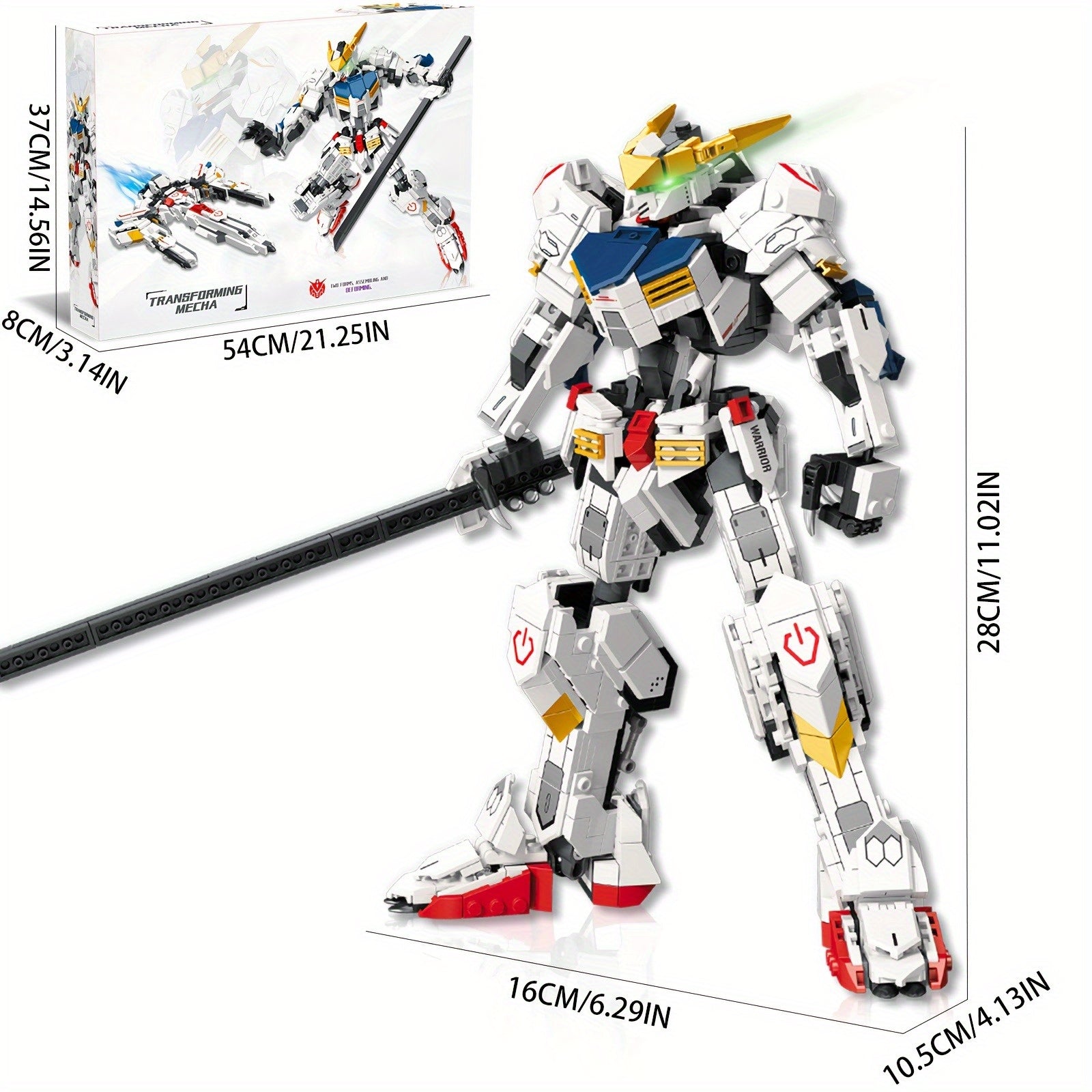 Transforming Mecha Building Blocks Set