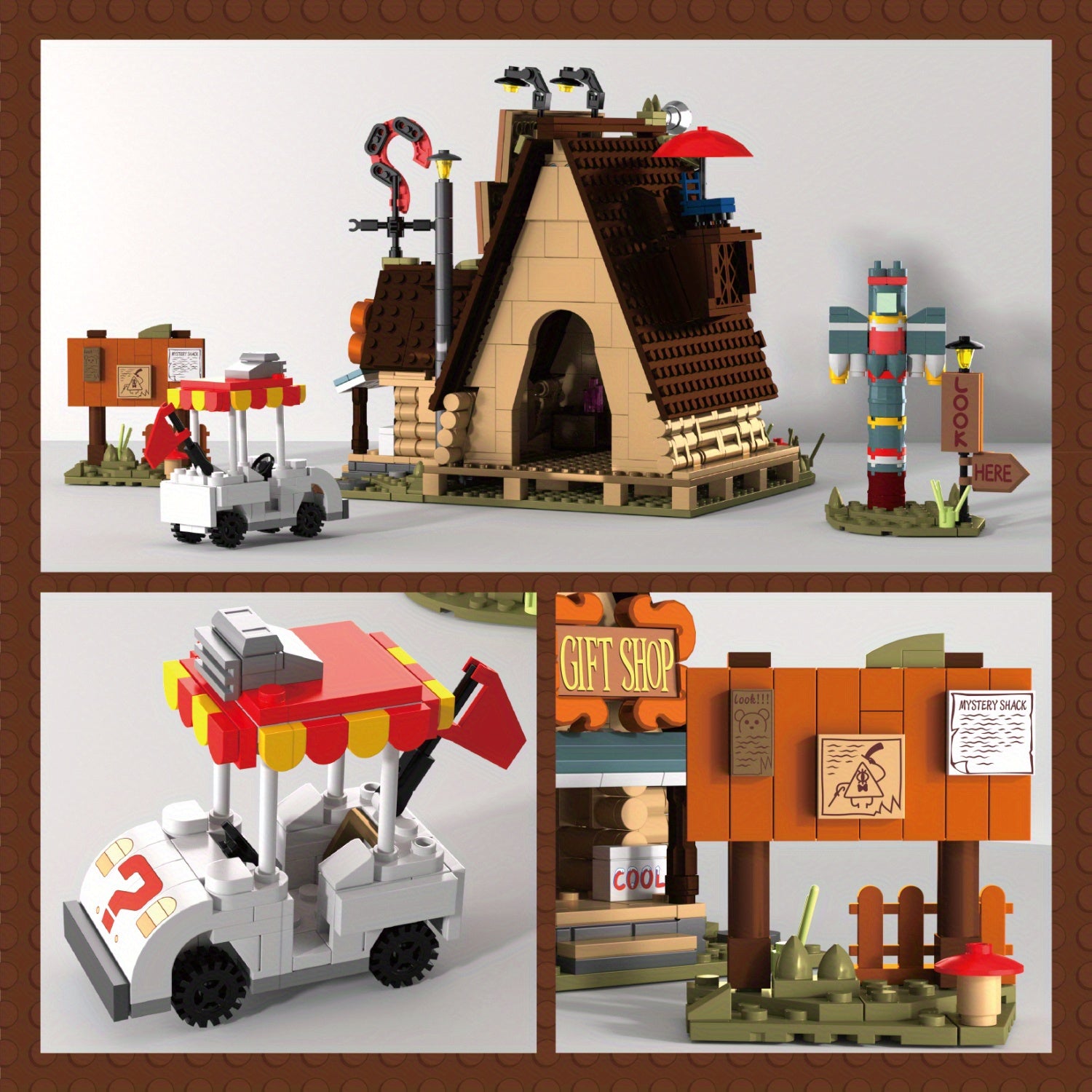 Gravity Falls Building Blocks Set