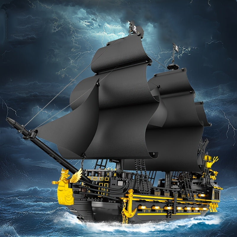 Pirate Ship Building Block Set