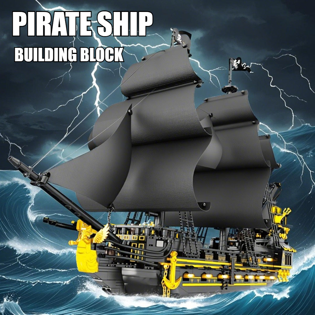 Pirate Ship Building Block Set