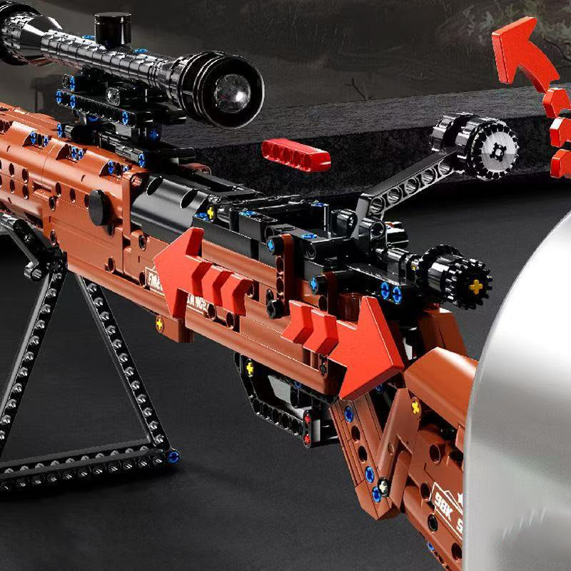 Sniper Rifle Building Blocks Set