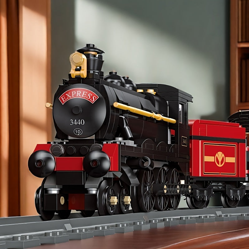 Steam Train Building Block Set