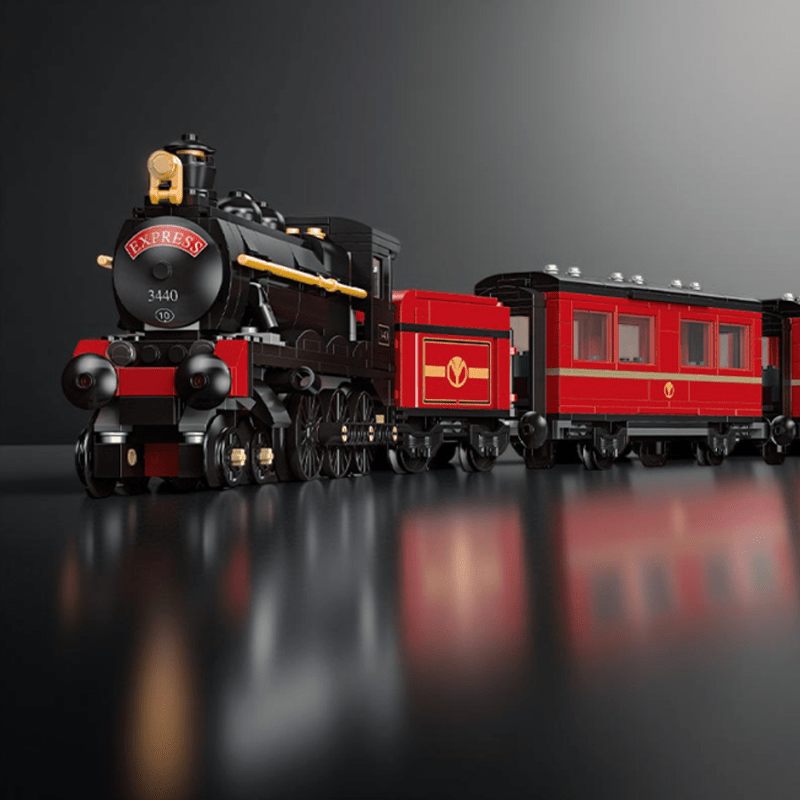 Steam Train Building Block Set