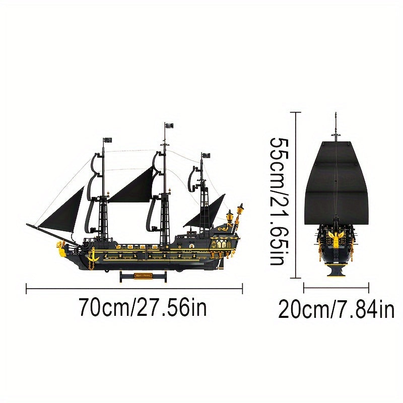 Pirate Ship Building Block Set