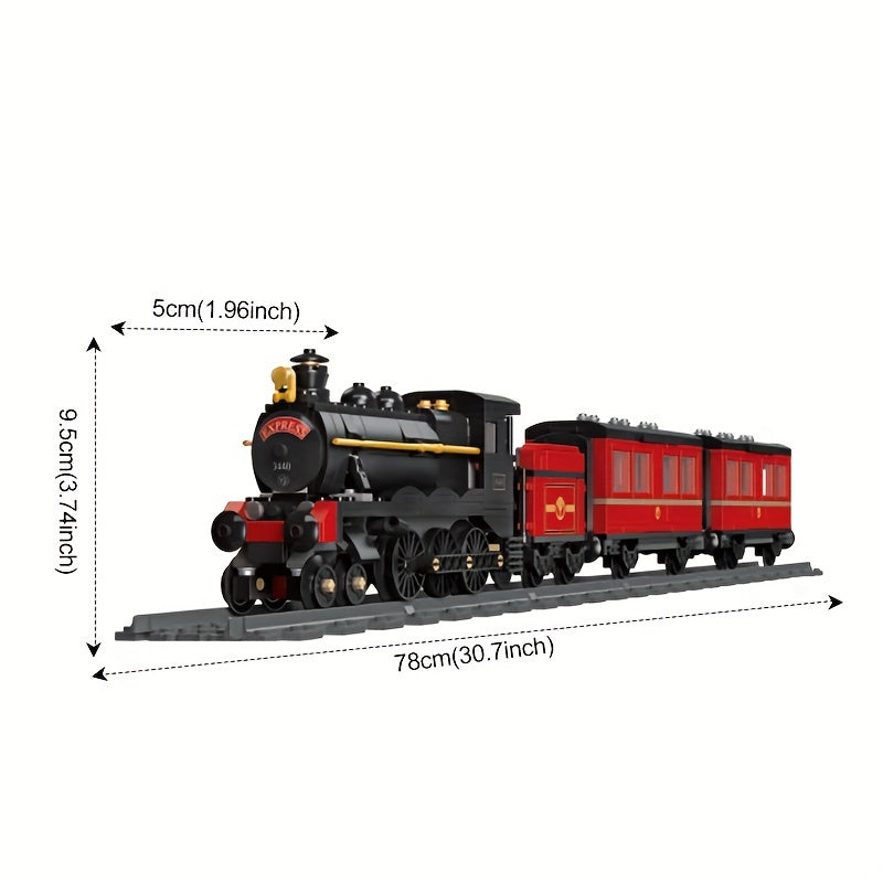 Steam Train Building Block Set
