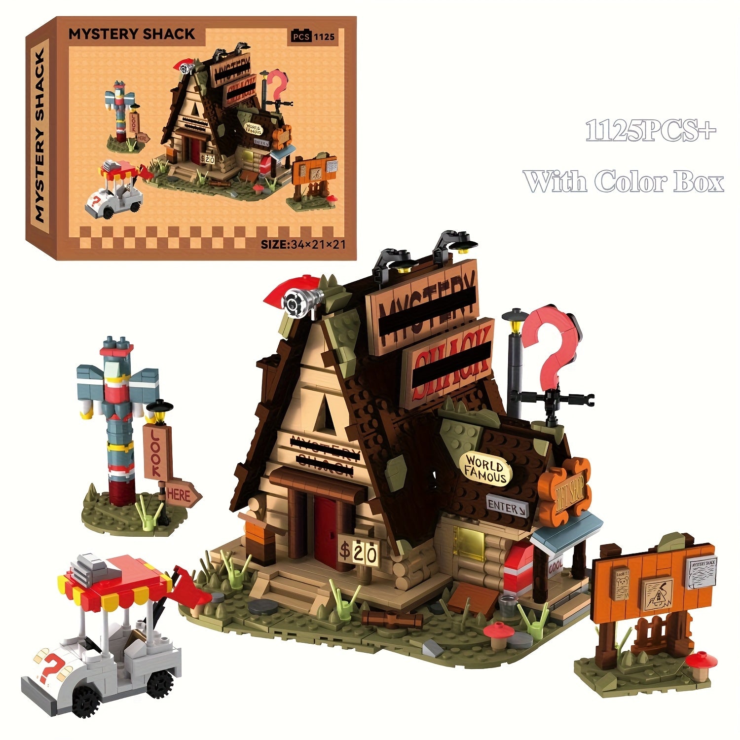 Gravity Falls Building Blocks Set
