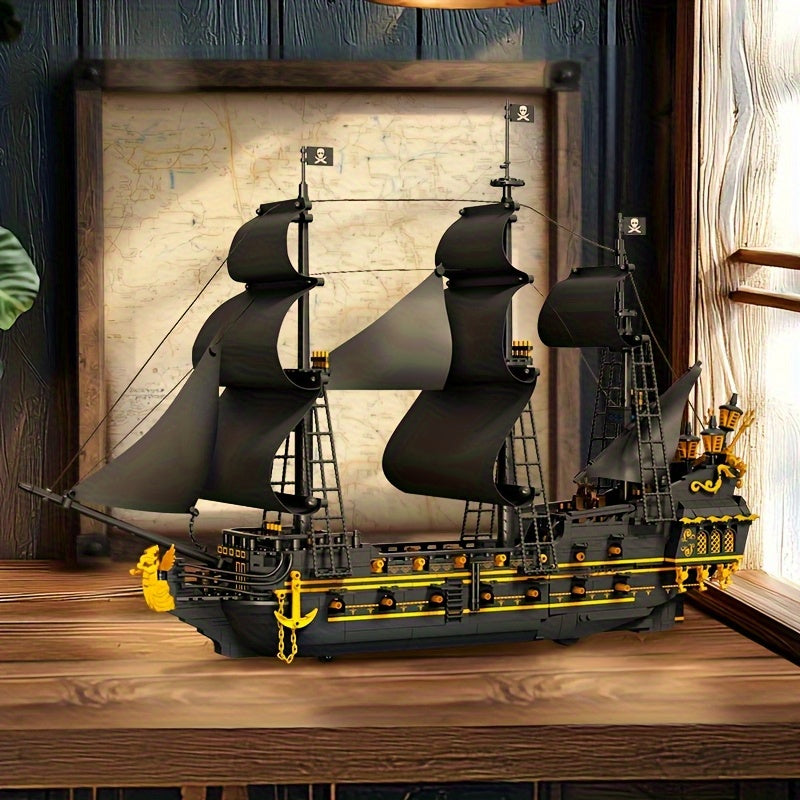 Pirate Ship Building Block Set