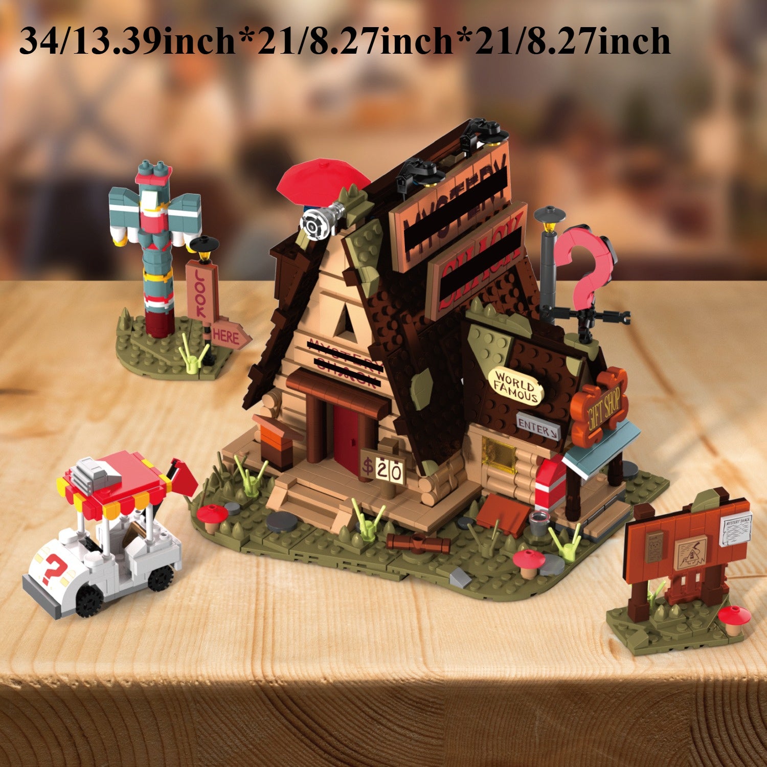 Gravity Falls Building Blocks Set
