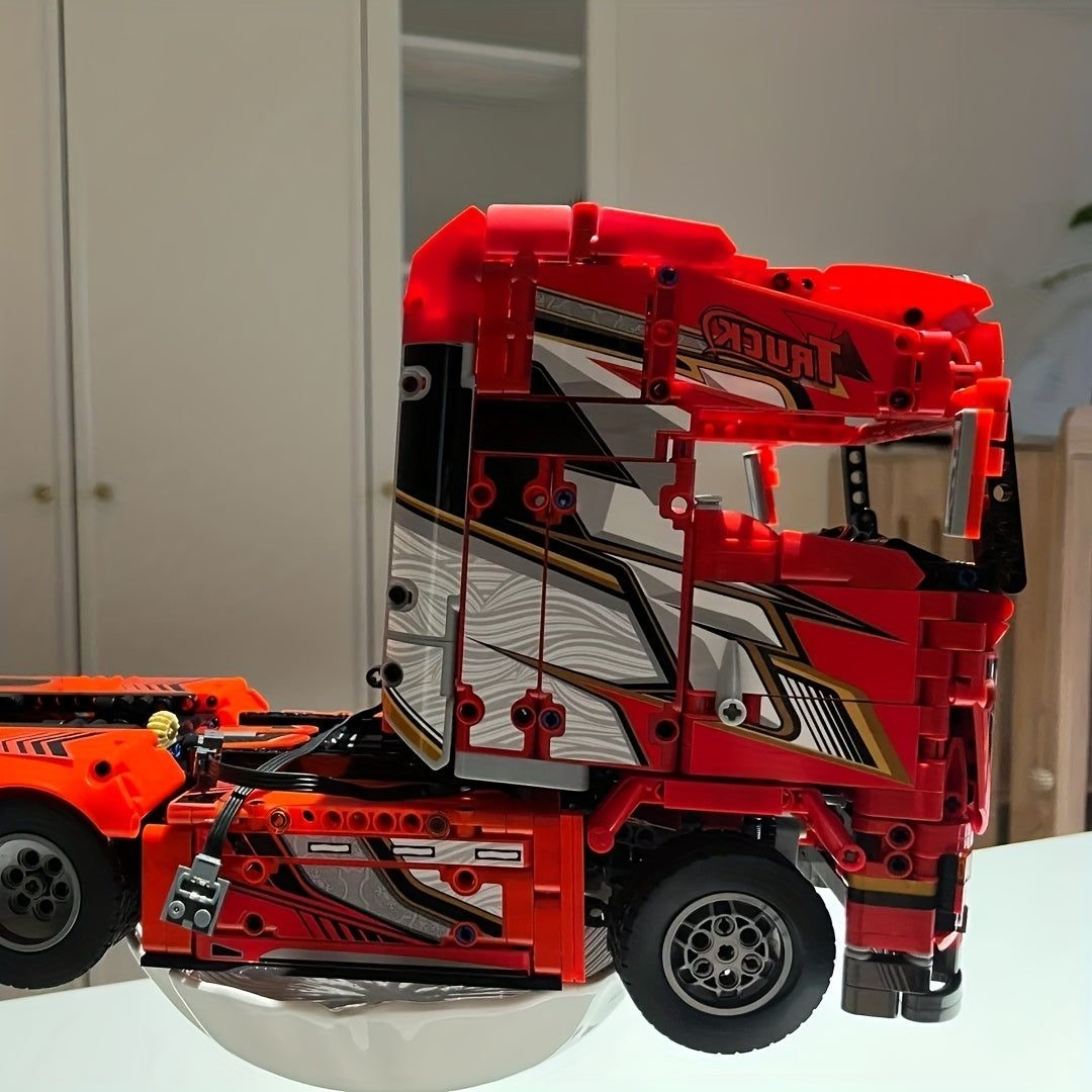 Scania Truck Building Block Set