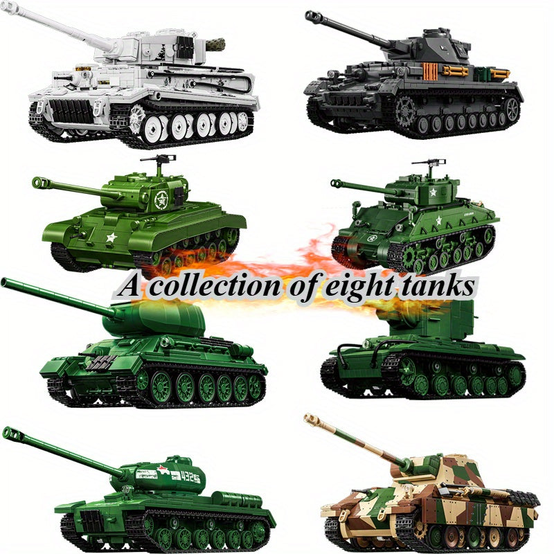 Military Tanks 8 Models