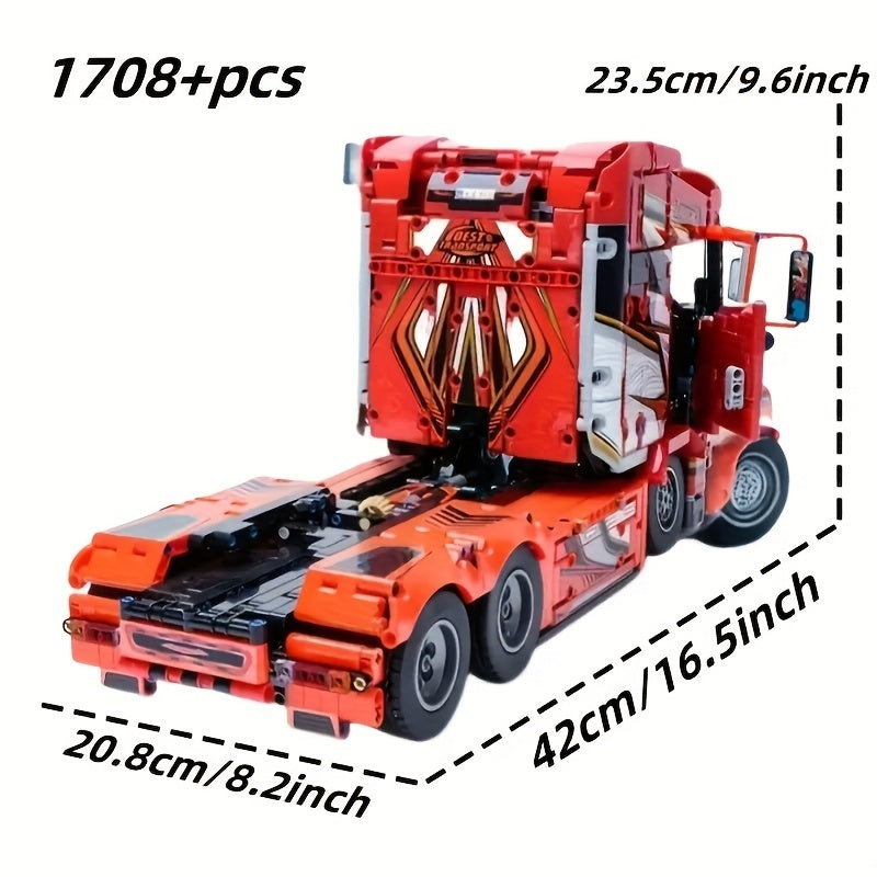 Scania Truck Building Block Set