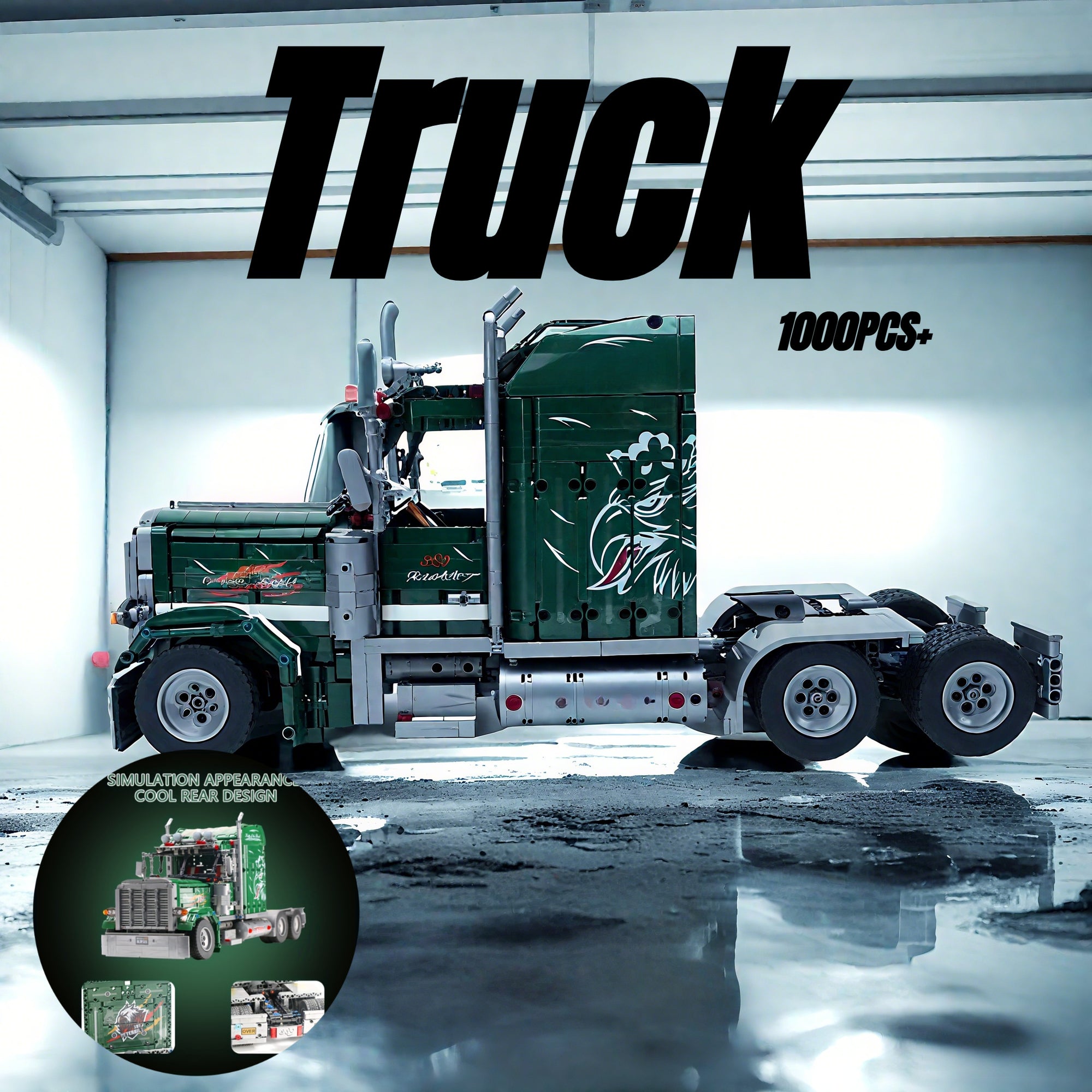 Green American Truck