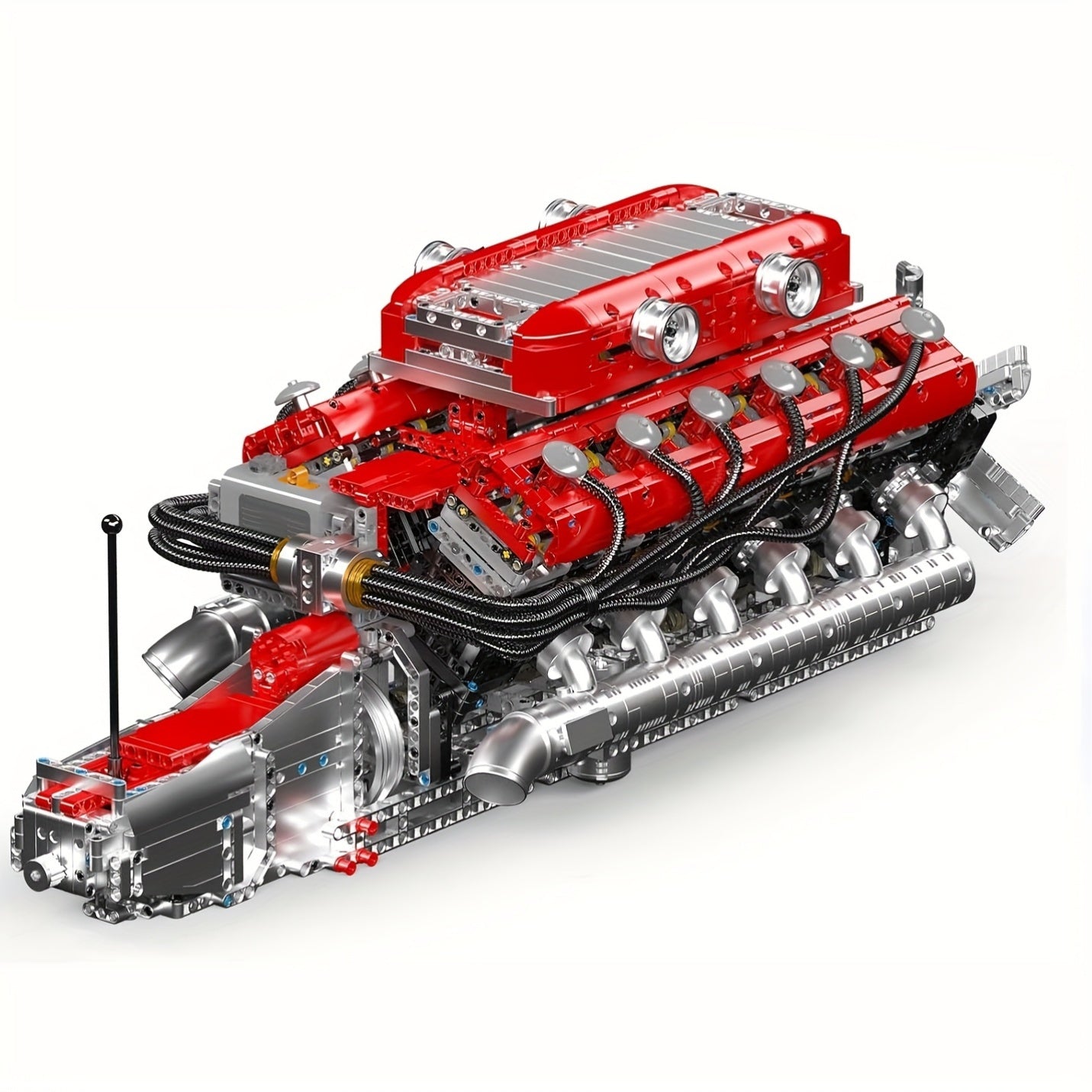 V12 Engine Red