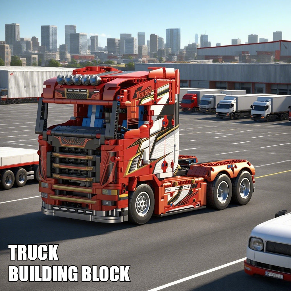 Scania Truck Building Block Set
