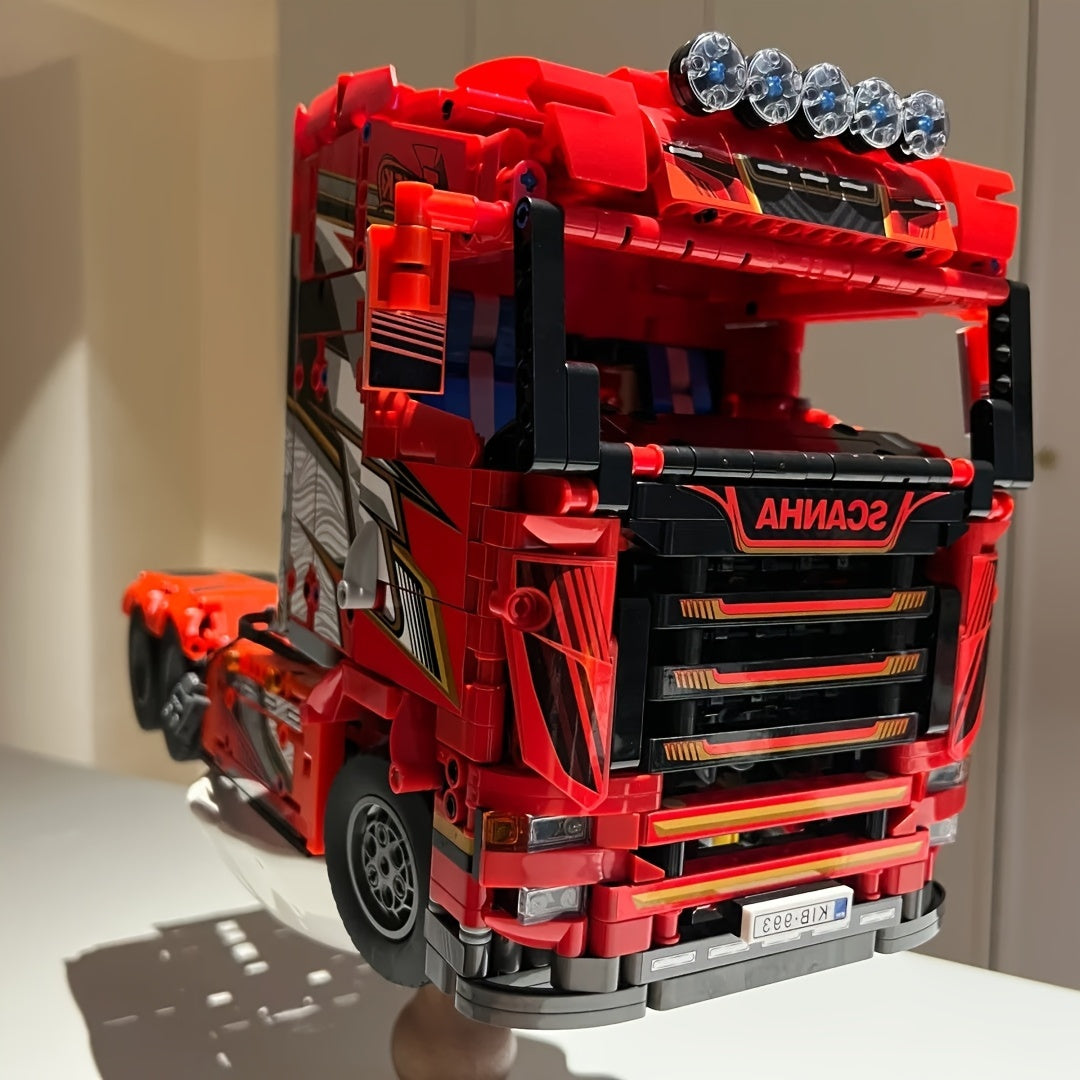 Scania Truck Building Block Set