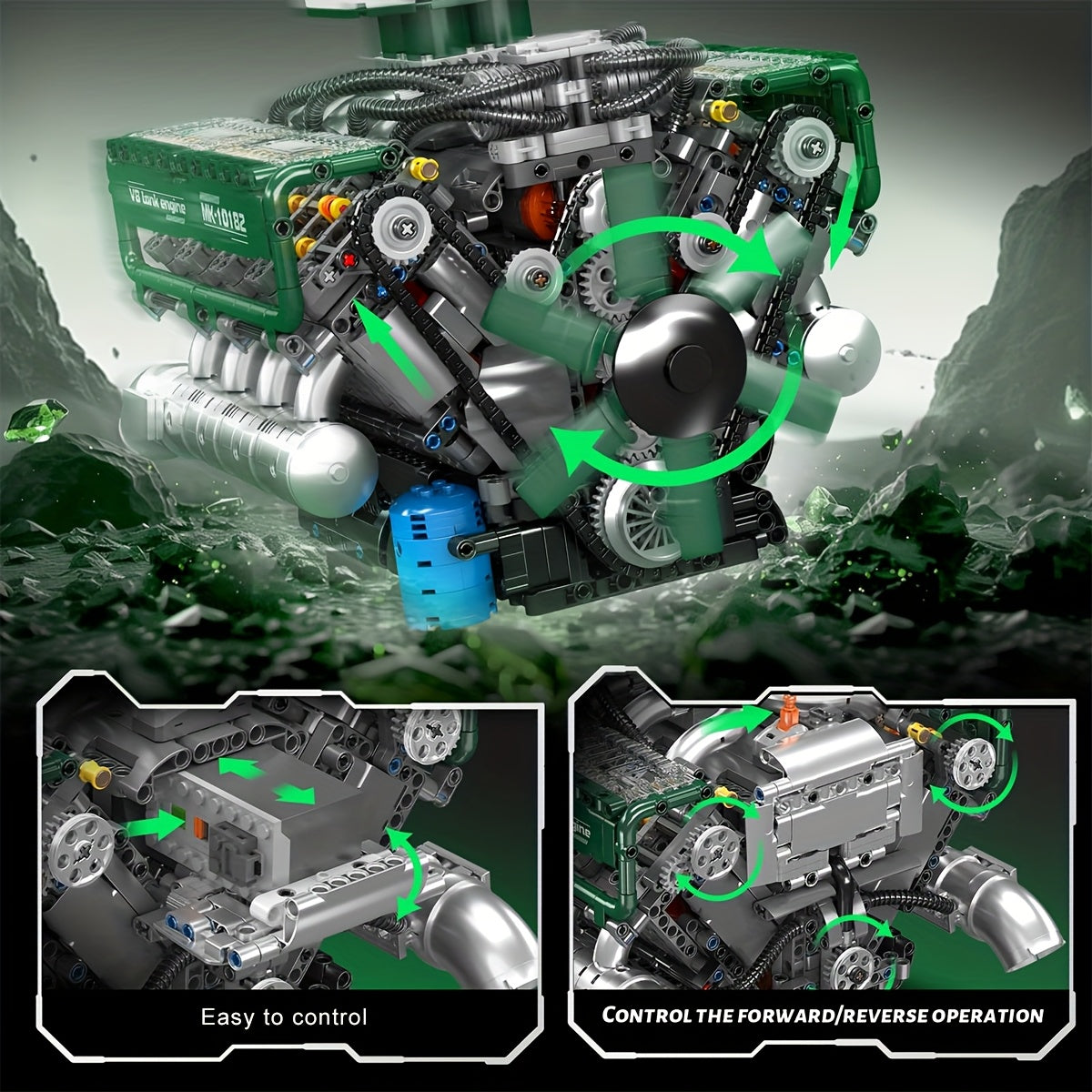V8 Tank Engine