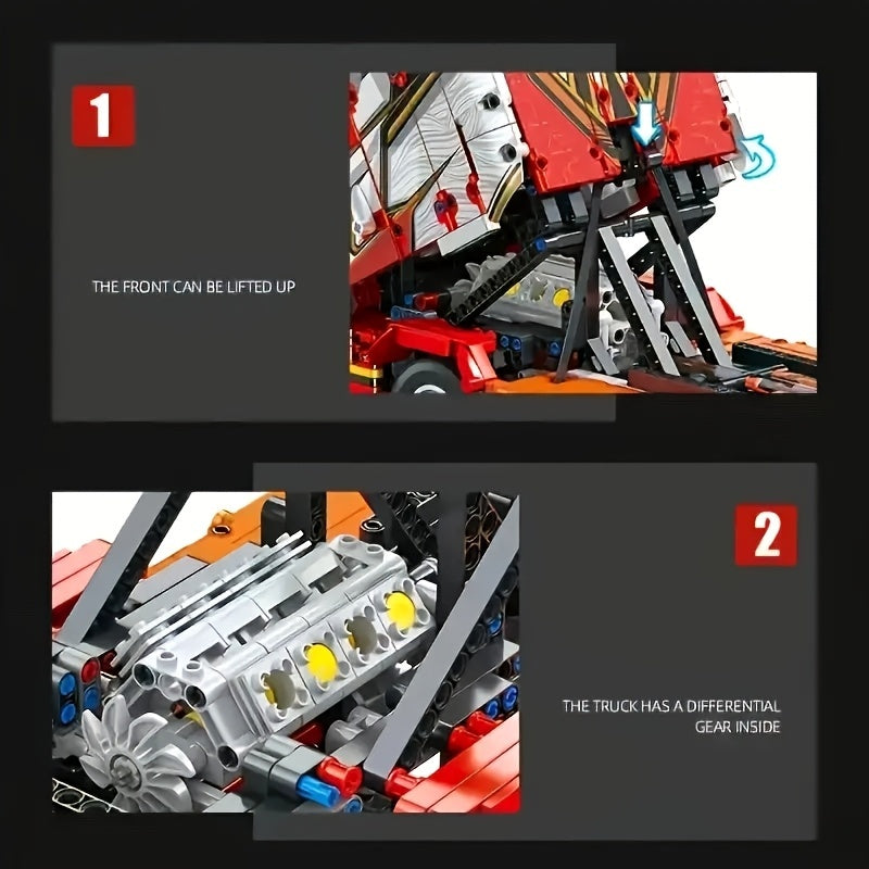 Scania Truck Building Block Set