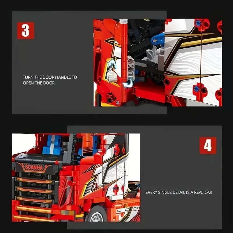 Scania Truck Building Block Set
