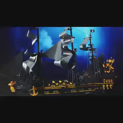 Pirate Ship Building Block Set