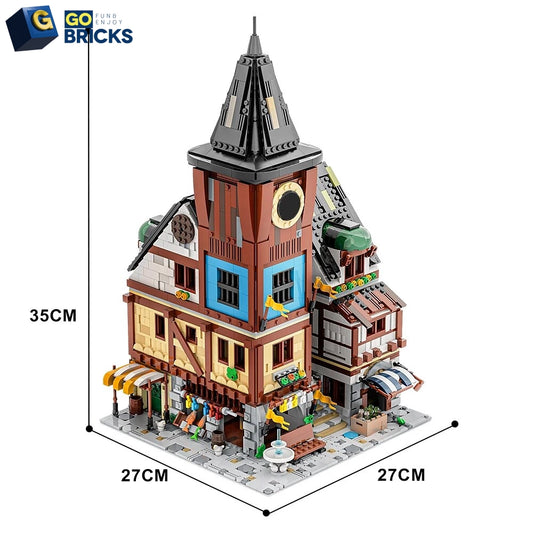 Gobricks MOC Medieval Market Building Blocks