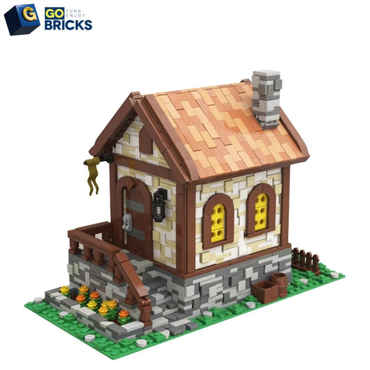 Gobricks MOC Medieval Hut Bricks Building Blocks