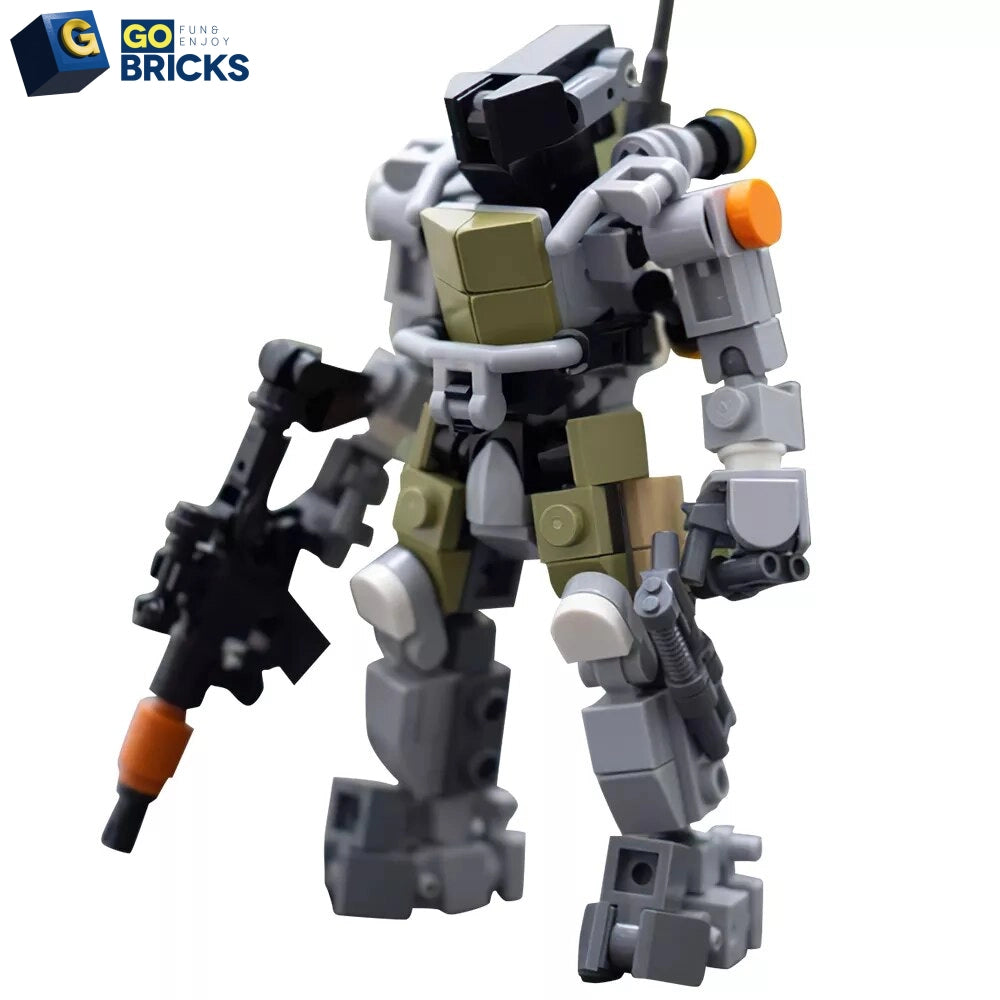 Gobricks MOC Mecha Robot Character Building Block
