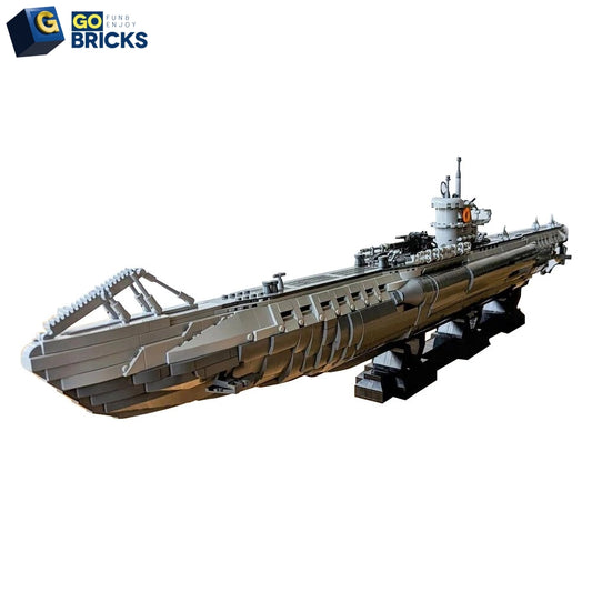 Gobricks MOC U-boat Type VIIC Germany Submarine Military Series