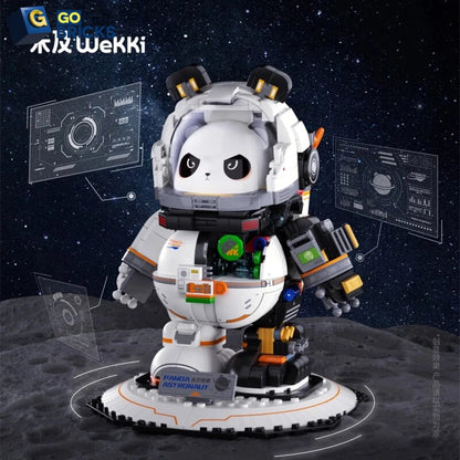 Gobricks MOC Space Panda Building Blocks