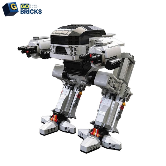 Gobricks Robocop ED209 Executing Robot Mechanical War Police Building Block