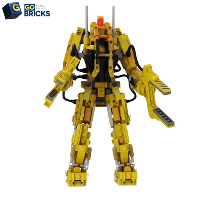 Gobricks MOC Micro Aliens Series Episode V: Mini size powered Robot building block brick toy set