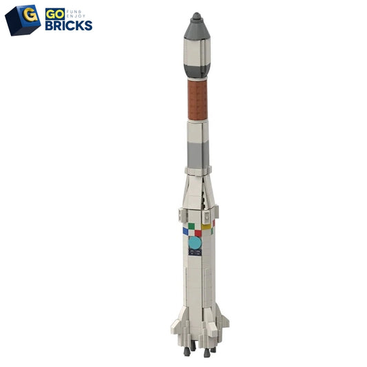 Gobricks Satellite Arianeal Rocket Building Blocks